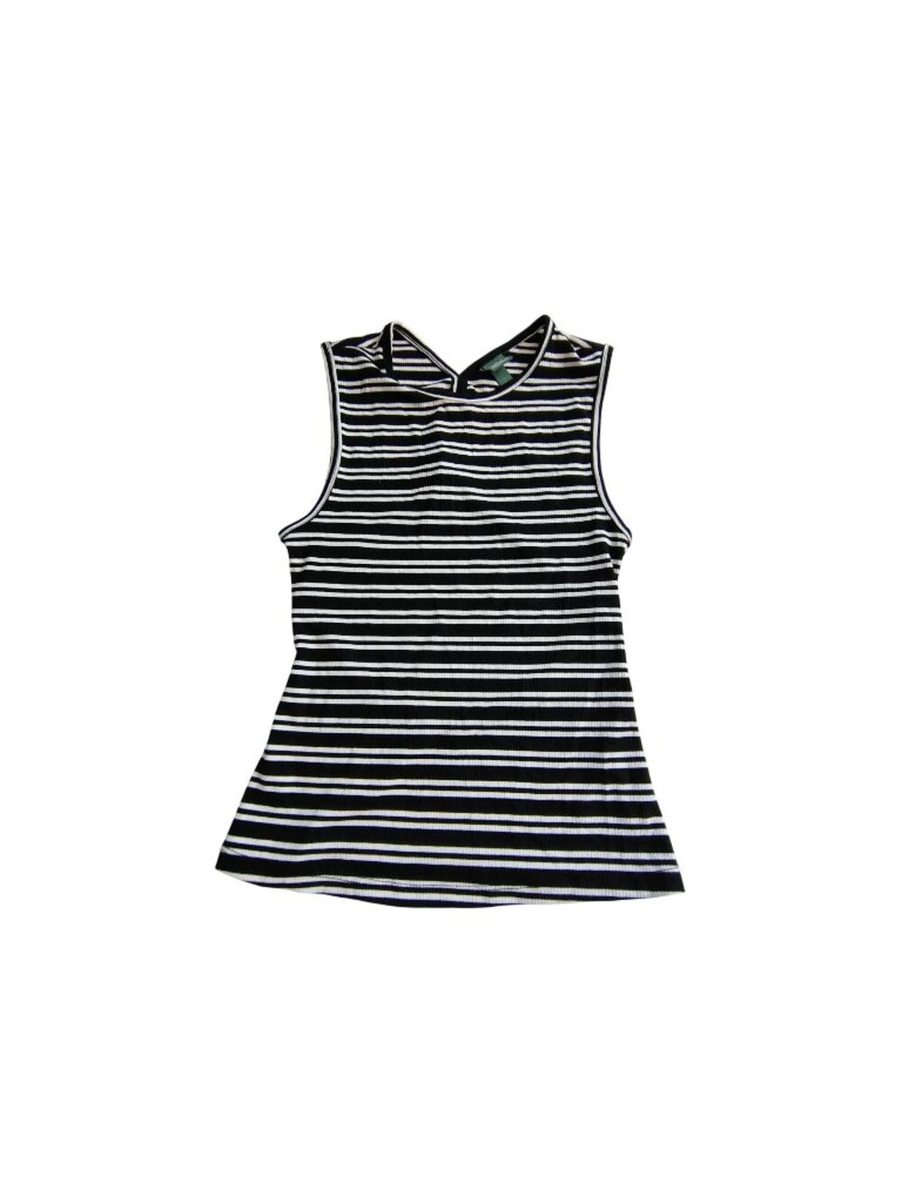 Wild Fable Womens  Striped Sleeveless Open-Back Tank Top – Size S – Cotton Blend